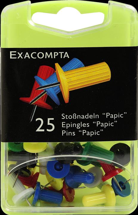 Produktbild Exacompta Pinnwandnadeln Ø 10 mm, multicolor (1 x)