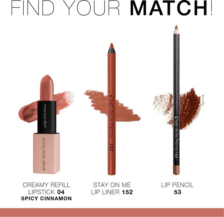 Produktbild Diego dalla Palma The Lipstick Creamy Refill System 04 (04 Spicy Cinnamon)