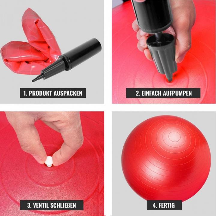 Produktbild Gorilla Sports Gymnastikball 355 (65 cm)