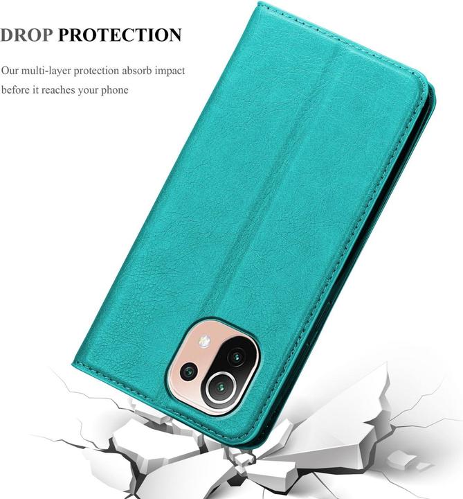 Immagine prodotto Cadorabo Libro Invis. Coperchio magnetico (Xiaomi Mi 11 Lite, Xiaomi Mi 11 Lite 5G)