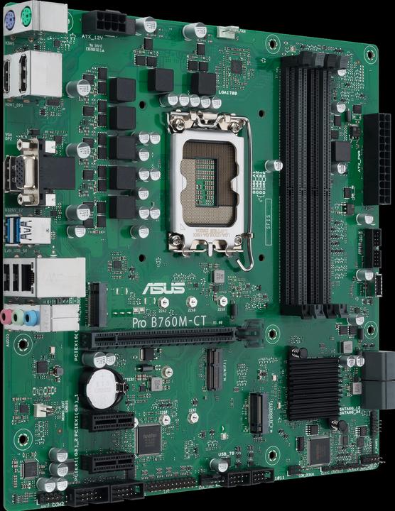Image du produit ASUS MB PRO B760M-CT-CSM (INTEL,1700,DDR5,mATX) (LGA 1700, Intel B760, mATX)