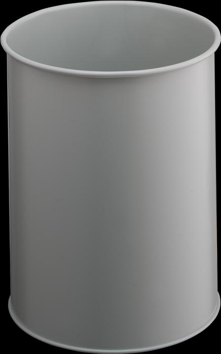 Actual product image Durable Wastebasket metal 15l light green (15 l)