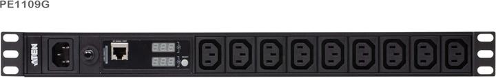 Actual product image Aten PE1109G 1U Basic PDU with measuring function