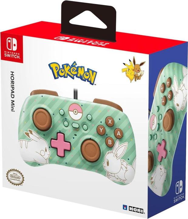 Produktbild HORI Nintendo Switch Mini Valdiklis (Pikachu und Evoli) (Switch)