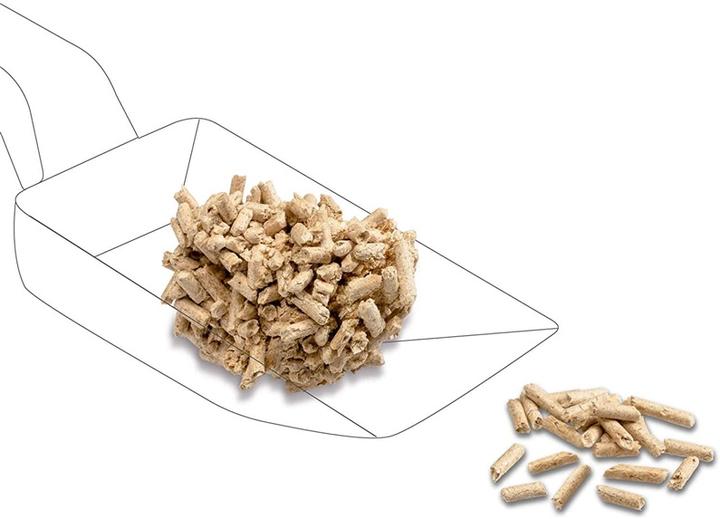 Actual product image Cat's Best Smart Pellets (Neutralizing, Non-dusting, Biodegradable, Fast absorbing, Clumping, 5 kg)