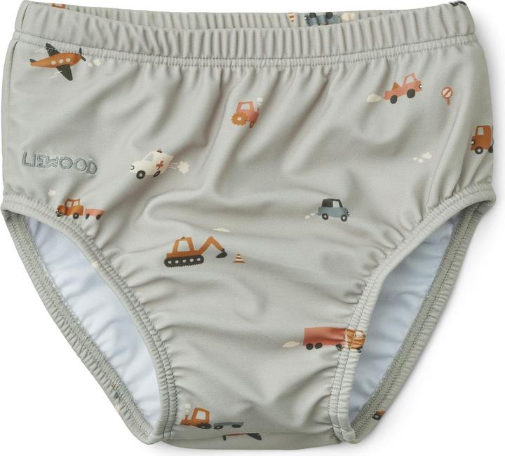 Liewood Anthony UV Baby Badehose Fahrzeuge