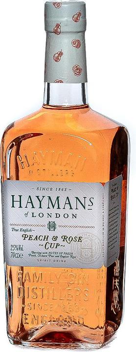 Actual product image Hayman's Peach & Rose Cup (1 x 70 cl)