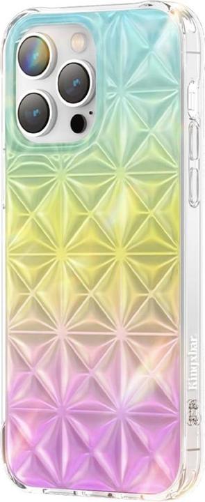 Actual product image Kingxbar Miya Series Case for iPhone 14 Pro Cover Back Cover Rainbow (Apple iPhone 14 Pro)