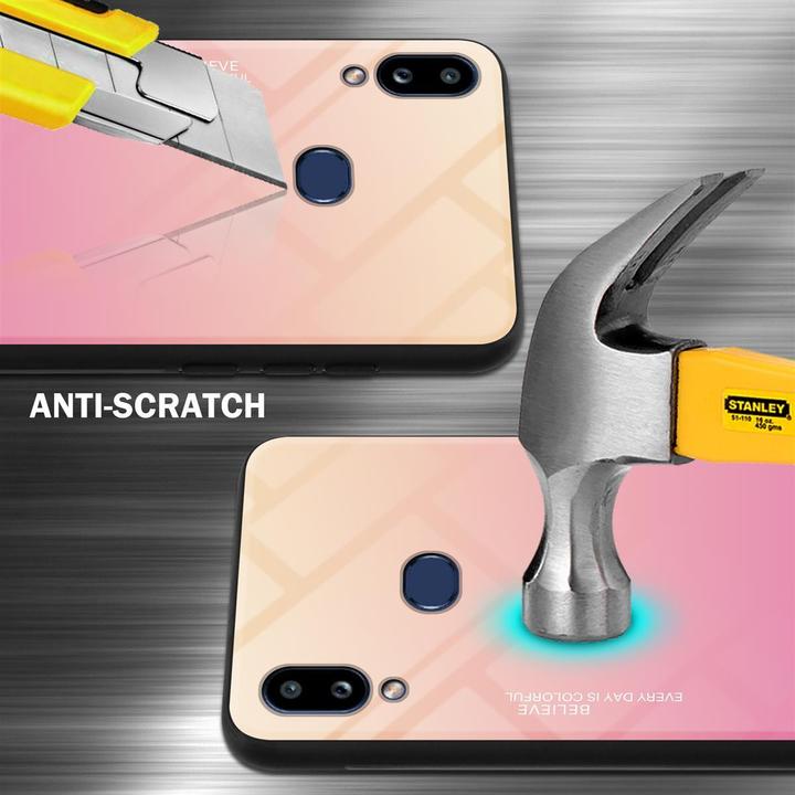 Productafbeelding Cadorabo TPU 2 kleuren glasdekking (Samsung Galaxy A10s, Samsung Galaxy M01s)