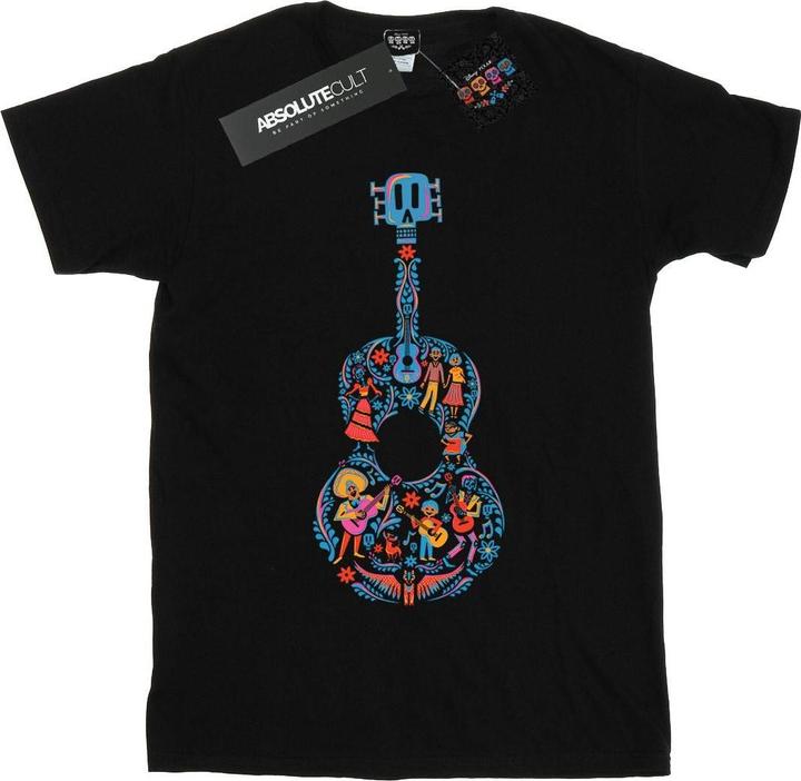 Disney Coco Guitar Pattern TShirt (XXL)