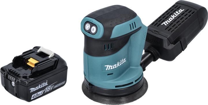 Produktbild Makita DBO 180 M1 18 V Li - Ion Akku Exzenterschleifer + 1x Akku 4,0Ah - ohne Ladegerät (Exzenterschleifer)