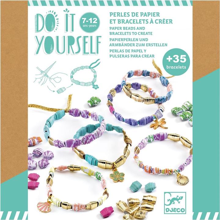 Produktbild Djeco Papierperlen und Armbänder