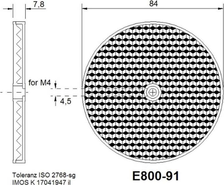 Productafbeelding Sick Reflector rond 83mm C110