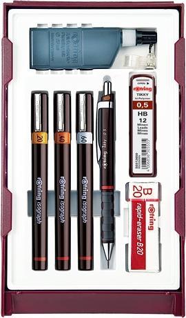 Produktbild Rotring Isograph Tuschefüller College Set (Mehrfarbig, 3 x)