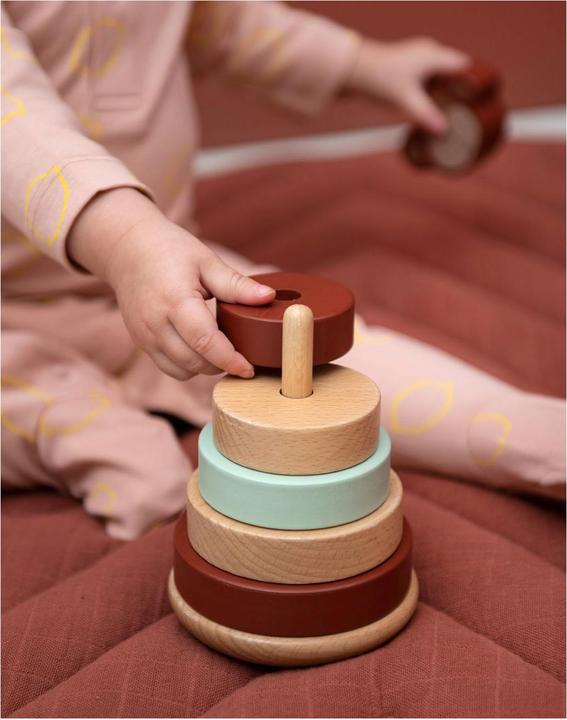 Actual product image Trixie Baby Wooden stacking toys