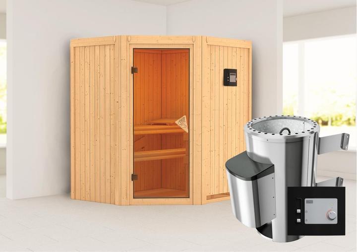 Produktbild Karibu Tonja ohne Dachkranz (Plug & Play 3,6 KW externe Steuerung)