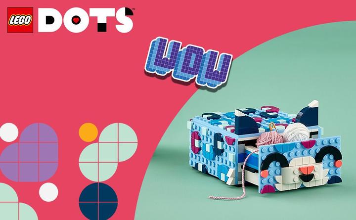 Produktbild LEGO Tier-Kreativbox mit Schubfach (41805, LEGO Dots)