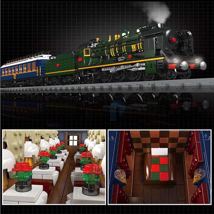 Actual product image Mould King SNCF 231 steam locomotive (Orient-Express)