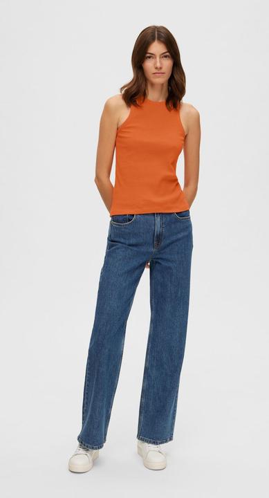 Actual product image Selected Femme Ribbed tank top (L)