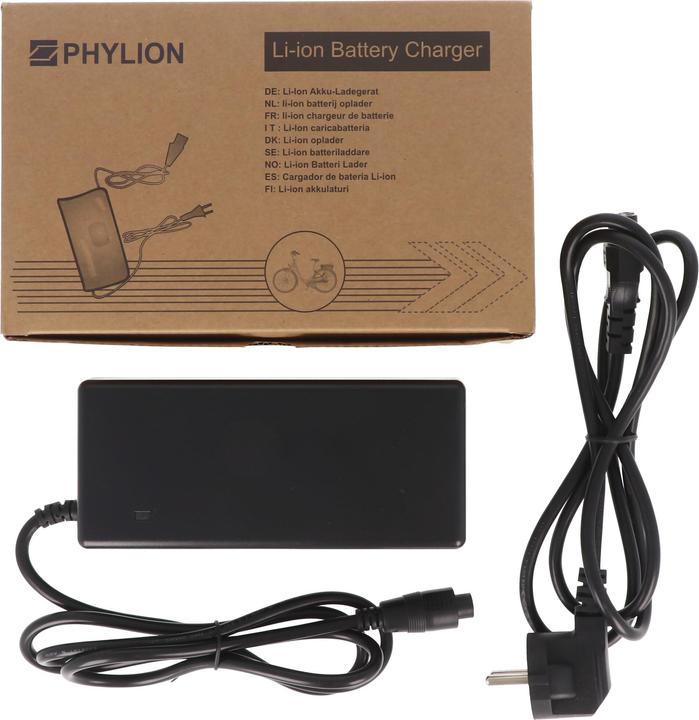 Produktbild Phylion Ladegerät für E-bike 42V Stecker 5-polig rund SSLC084V42XH (E-Bike Ladegerät)