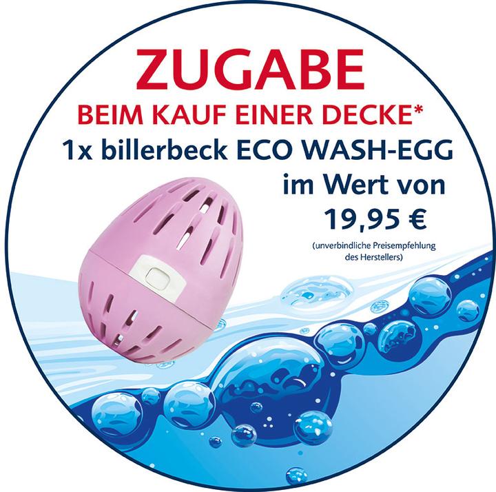 Produktbild Billerbeck Faserdecke Super Wash - 135 x 200 cm mittel (M) (135 x 200 cm)