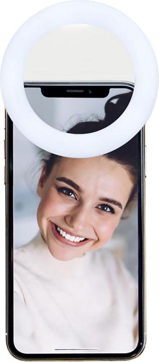 My Way Myway LED Selfie Pour Smartphone Blanc (Ringleuchte)