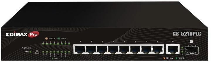 Actual product image edimax 10 Port Gigabit PoE+ Web Smart Managed Switch with 100 Watt 10-Port Gigabit PoE+ Web Smart Switch (10 Ports)