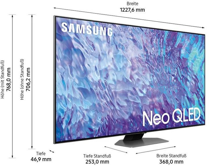 Actual product image Samsung QE55Q80C (55", Q80C, QLED, 4K, 2023)