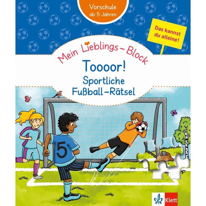 Actual product image Klett My favourite block Toooor! Sporty football puzzles (German)