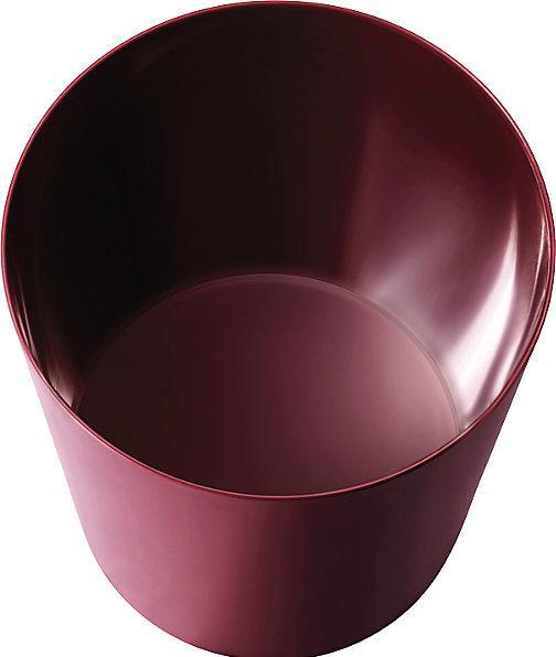 Image du produit Zwingo Corbeille à papier anti-feu, capacité 13 l, Ø 245 mm, bordeaux. (13 l)