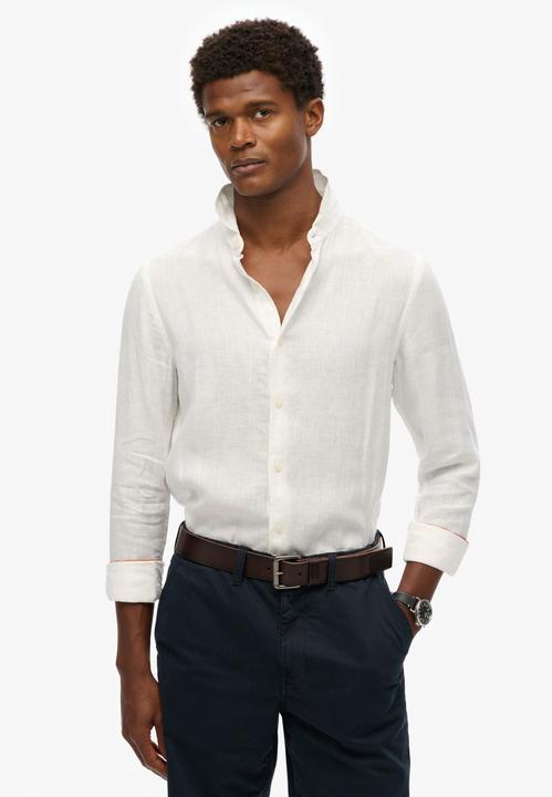 Image du produit Superdry VACATION L/S LINEN SHIRT Heren Overhemd (S)
