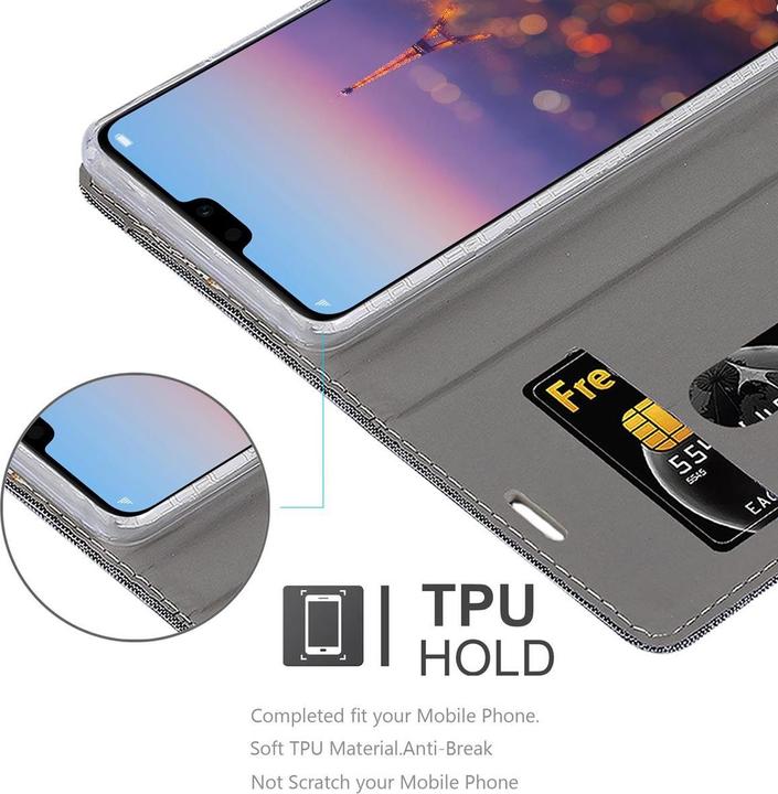 Actual product image Cadorabo Book Jeans Optics Cover (Huawei P20 Pro)