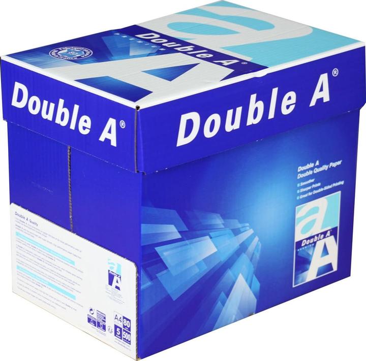 Image du produit Double A Papier pour imprimante (80 g/m², 2500 x, A4)