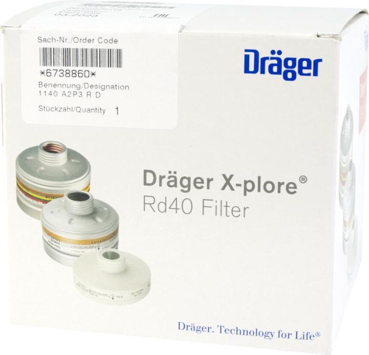 Immagine prodotto Dräger Filtro combinato 40 P3 (A2P3, 1 x)