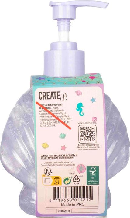Actual product image Canenco Create It! mermaid body shimmer