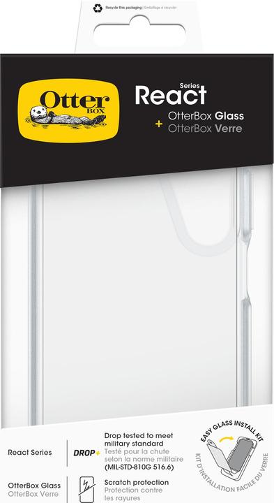 Produktbild OtterBox React + Glass Bundle - Kit (Samsung Galaxy A16 5G, Samsung Galaxy A16)