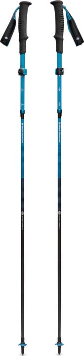 Black Diamond Trekkingst?cke Distance Carbon FLZ (anthrazit/blau, 1 Paar, 125-140 cm) (125 - 140 cm)