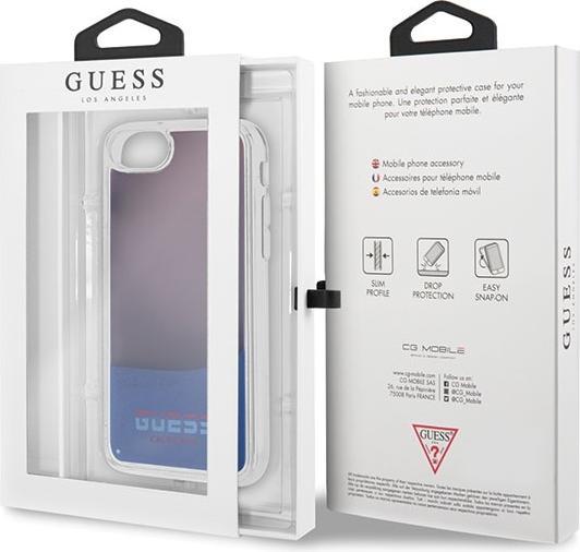Image du produit Guess GUHCI8GLCRE iPhone 7/8/SE 2020 czerwony/red hard case California Glow in the dark (Apple iPhone 7, Apple iPhone SE, Apple iPhone 8)