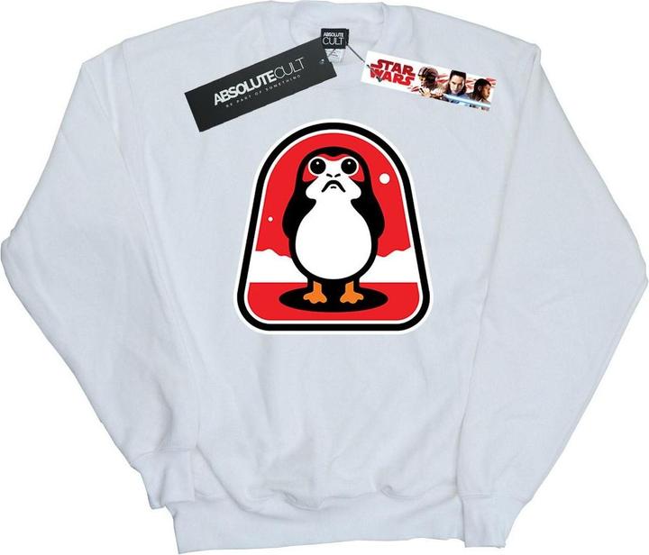 Immagine prodotto Star Wars The Last Jedi Porgs Badge Felpa Uomo (XL)