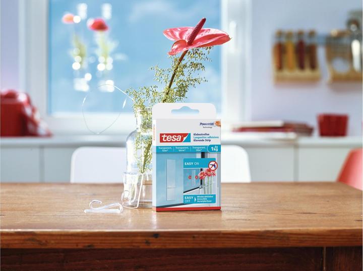 Immagine prodotto tesa Powerstrips für Glas, transparente Klebestreifen
