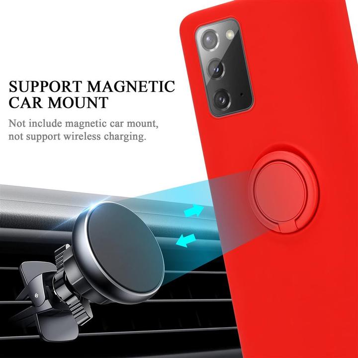 Actual product image Cadorabo TPU Liquid Ring Silicone Case Cover (Samsung Galaxy Note 20)