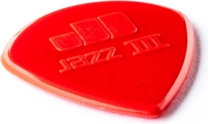 Produktbild Dunlop Plectren Jazz 3 rot, Bag/24 (24 x)