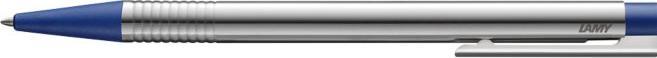 Produktbild Lamy Kugelschreiber 205 logo, nachfüllbar, blauschreibende Grossraummine, matt in diversen Farben (Silber, 1 x)