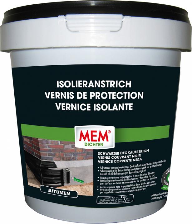 Actual product image MEM Isolieranstrich (1.15 kg, Black, 1000 ml)