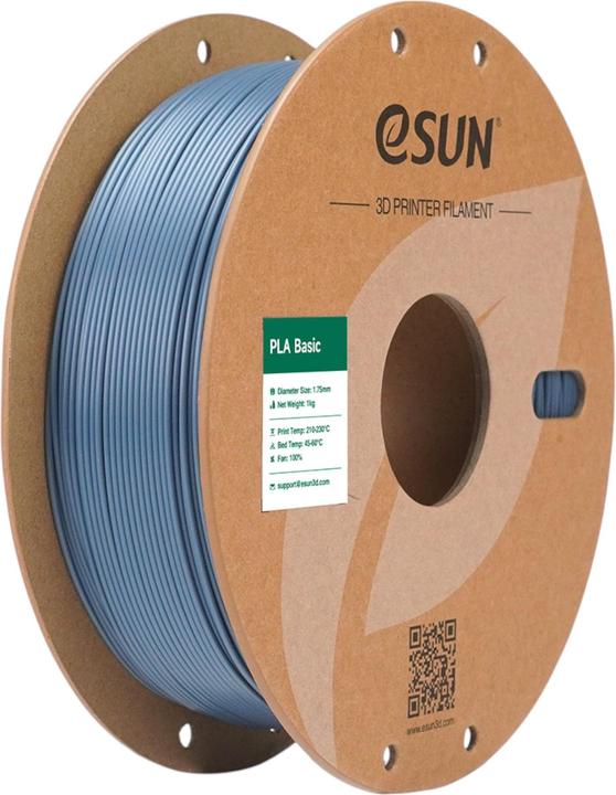Produktbild eSUN PLA BASIC 1,75mm GREY 1kg (PLA, 1.75 mm, 1000 g, Grau)