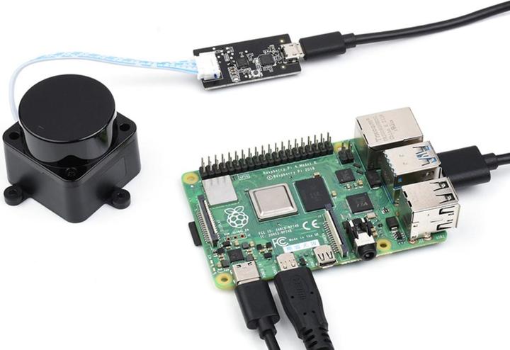 Immagine prodotto WaveShare Sensore lidar D500 12m 360 gradi UART / USB