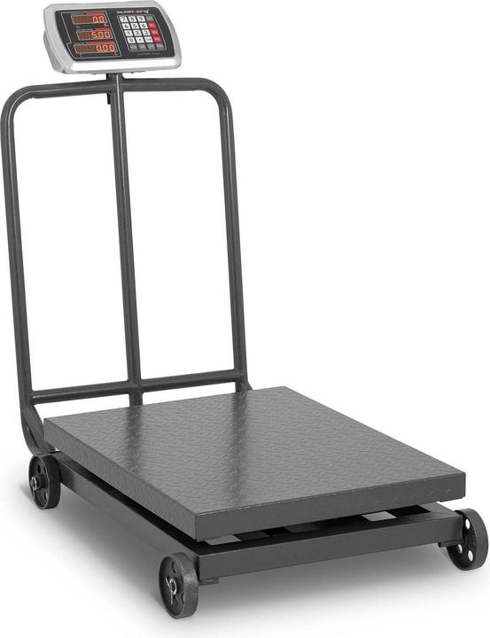 Produktbild Steinberg Plattformwaage Industriewaage rollbare Paketwaage Digitalwaage 2 - 600 kg Waage