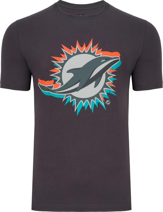 New Era Shirt - NFL DRAFT Miami Dolphins graphite - L (L)