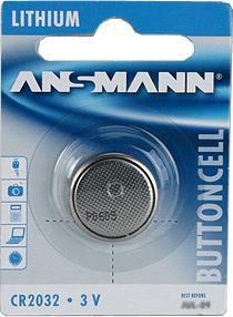 Productafbeelding Ansmann Cr2032 (1 Pcs., CR2032, 245 mAh)