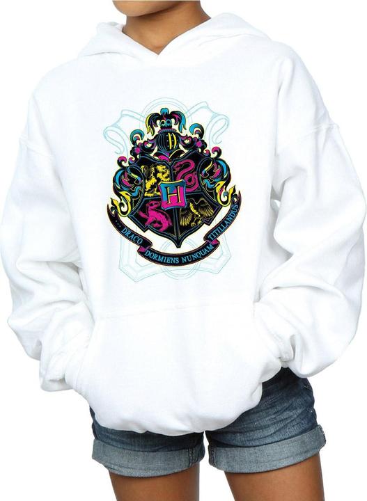 Actual product image Girls Hogwarts Crest Cotton Hoodie (152, 158)